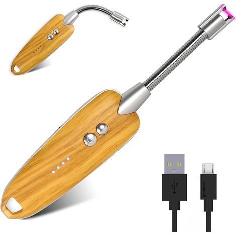 Fishtec Arc Flexi Wood — briquet électrique flexible