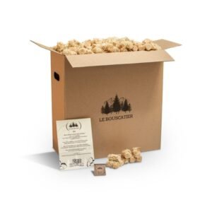 800 à 840 allume-feu en laine de bois et cire végétale 100% naturel pour cheminée poêle four à pizza cuisinière Barbecue brasero. Allumettes offerte