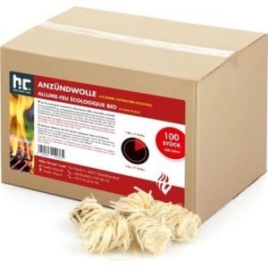 Höfer Chemie — lot de 4 × 100 pelotes de laine de bois