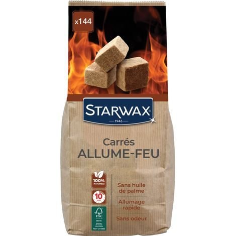 Starwax — 144 carrés allume-feu