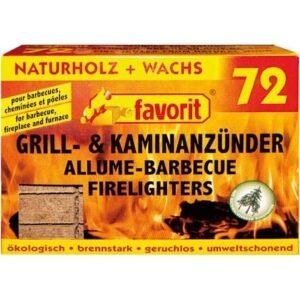 Favorit — 72 allume-feux en bois compressé