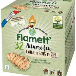 ALLUME FEU LAINE DE BOIS FLAMETT X 32