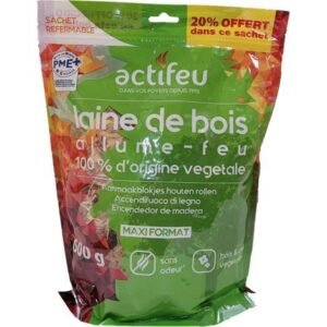 Allume-feux laine de bois — 500 g