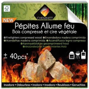 Allume-feu Pépite de laine de bois, Pyrofeu