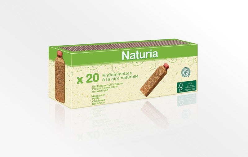 Enflammettes allume-feux 2 en 1 NATURIA