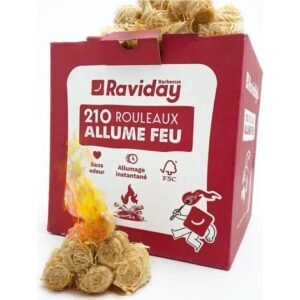 Raviday — laine de bois 210 pièces, 2,5 kg