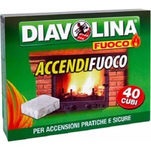 Allume-feu Diavolina à base de kérosène — 40 cubes
