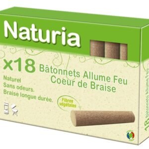 Allume-feu bâtonnets Cœur de braise Naturia