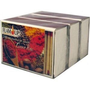 Flam’Up — 3 boîtes de 240 allumettes cuisine