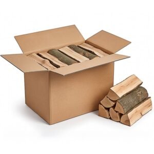 CHAP Bois de chauffage extra-sec en bûches de feuillus durs 25 cm 28 kg
