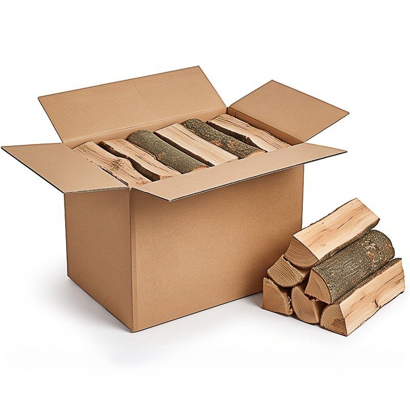 CHAP Bois de chauffage extra-sec en bûches de feuillus durs 25 cm 28 kg