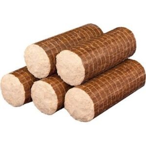 Bûches de bois compressé — carton d’environ 11 kg