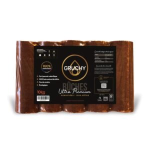 Gruchy Ultra Premium 100 % hêtre — pack de 5 bûches 10 kg