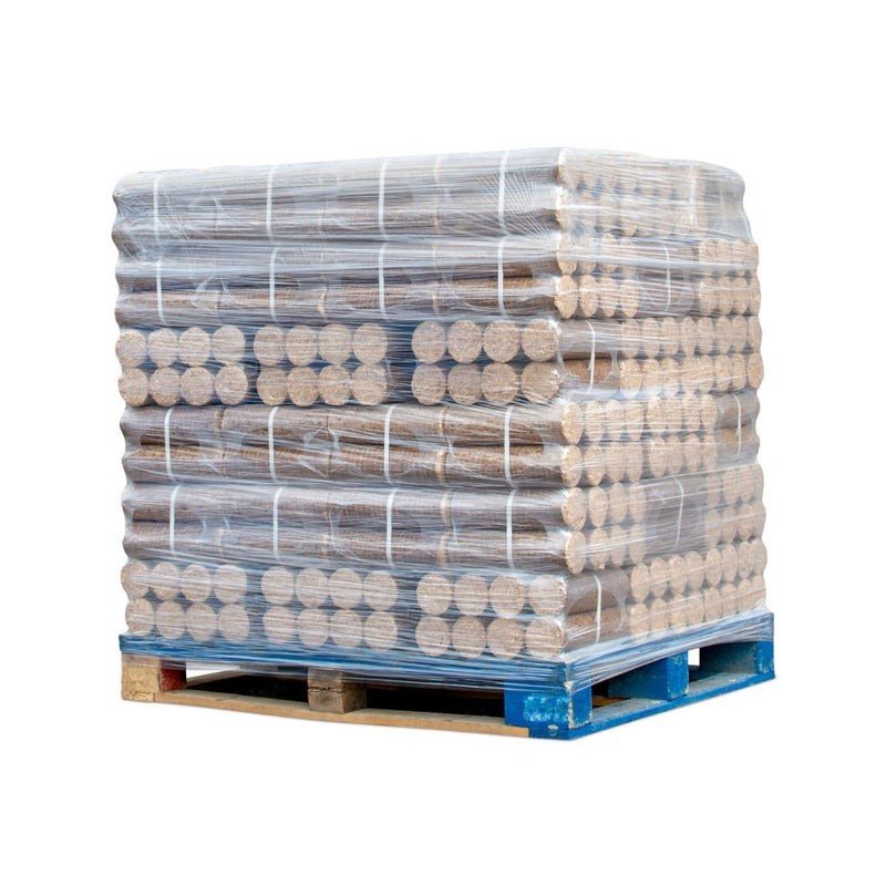 1000 KGS DE BUCHES COMPRESSÉES DE JOUR, BOIS DE CHAUFFAGE DENSIFIÉ POUR POÊLE À BOIS CHEMINÉE