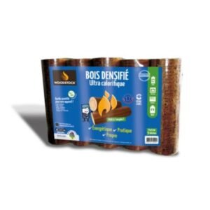Bûche densifiées Woodstock 104 packs de 5 (1 palette) - Prêt à l'emploi ≤ 10 %