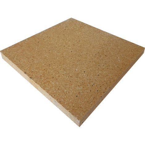 Dalle réfractaire dense 300 x 300 x 30 mm - 30 % d'alumine