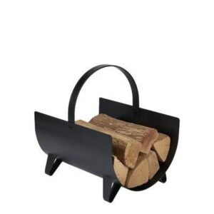 Range-bûche SORENO acier noir 005.1603rb FIRE