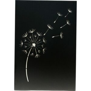 Plaque de protection murale verticale décorative en acier Dalven l.80 x H.117 cm Edilinox