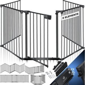 Kesser – Barrière de cheminée 5 éléments – Longueur 300cm, hauteur 75cm