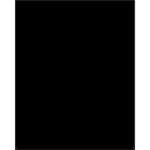 Le Marquier – Plaque de sol rectangle noire 80 x 100 cm – Acier peint