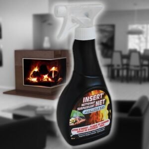 Nettoyant surpuissant 500 ml pour cheminée et barbecue – Élimine goudron et suie – Gel non coulant pour surfaces difficiles