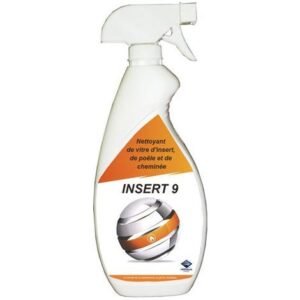 Nettoyant vitre insert et poêle 750ml – Élimine suies et goudron – Prêt à l'emploi