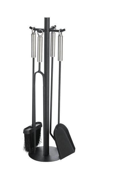 Serviteur acier noir DIXNEUF Brio, 4 accessoires