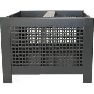 Panier à pellets carré 240mm – Pour bois dur – Dimensions 240x180x240mm