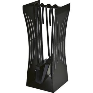 Serviteur de cheminée avec 4 accessoires Zalvik Edilinox