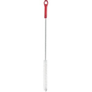 Brosse nylon D 14 mm pointe éventail pour nettoyer chaudière, brûleur, poêle