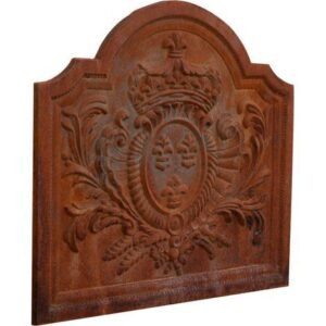 Biscottini – Plaque en fonte pour cheminée – Pare-étincelles design classique