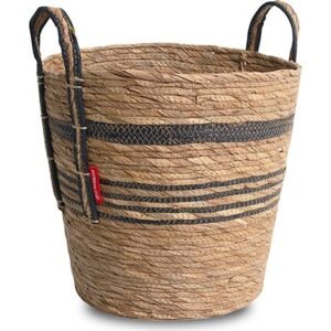 Panier à bûches LE MARQUIER Gaïa naturel 40 × 40 × 42 cm