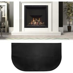 Laoa – Tapis ignifuge pour cheminée et barbecue – Protection anti-feu en fibre de verre et silicone