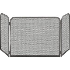 Pare-feu EDILINOX Tornar anthracite 3 volets 105 × 48 cm