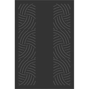 Le Marquier – Plaque de cheminée noire L80 H120 en acier peint – Protection murale contre rayonnement thermique