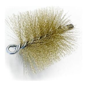 Cheminee Brosse ronde en acier D.180 mm. pour les conduits de fumee.