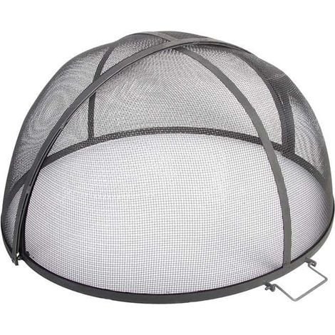 Esschert Design – Pare-feu cheminée pliable 60 cm – Protection braises