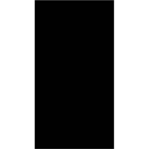 Plaque de protection murale noire en acier isolant Torvak l.60 x H.100 cm Edilinox