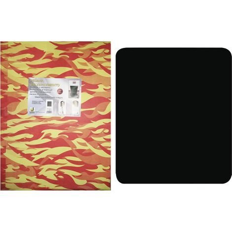 MBM – Protecteur de sol en acier au carbone 60x70 cm – Épaisseur 2 mm