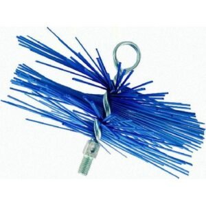Cheminee Brosse nylon Dn 140 mm conduits pour poele a granules, cheminee, chaudiere.