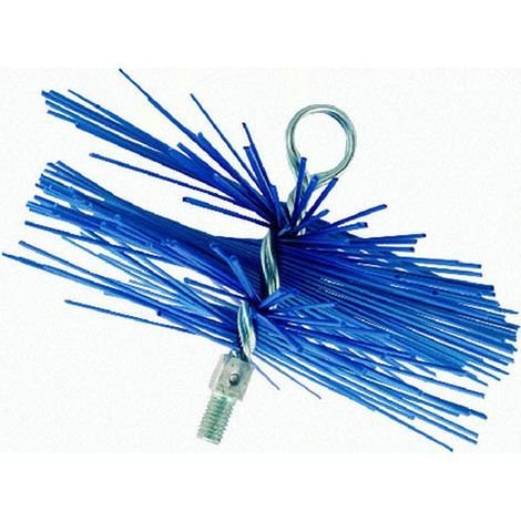 Cheminee Brosse nylon Dn 140 mm conduits pour poele a granules, cheminee, chaudiere.