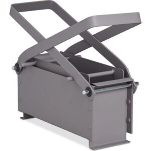 Relaxdays – Presse à briquettes manuelle en acier – Dimensions HxLxP : 24x30x12,5 cm