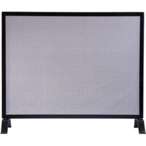 Pare-feu cheminée en acier inoxydable – Hauteur 120cm – Largeur 60cm
