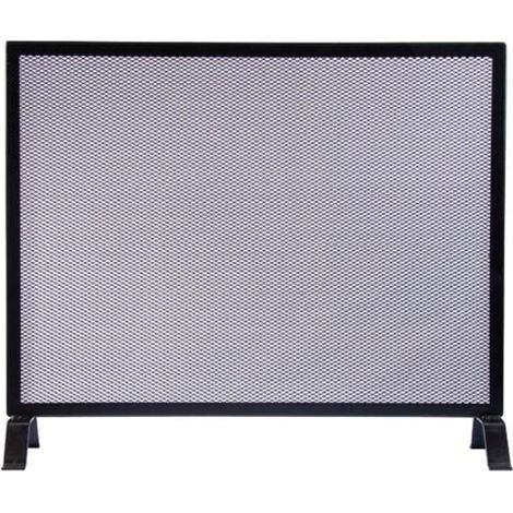 Pare-feu cheminée en acier inoxydable – Hauteur 120cm – Largeur 60cm