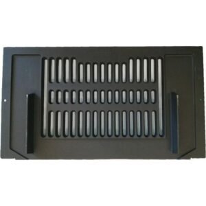 Grille de foyer pour poêle à bois 580x326mm – Acier inoxydable – Résistante aux hautes températures
