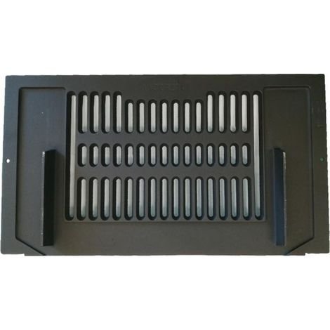 Grille de foyer pour poêle à bois 580x326mm – Acier inoxydable – Résistante aux hautes températures