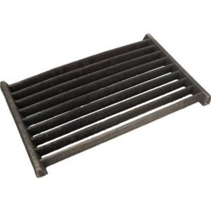 Kotarbau – Grille de cheminée en fonte 32 x 21,5 cm – Résistante aux températures élevées