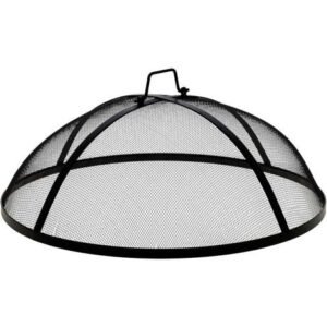 Esschert Design – Coupelle pare feu pour brasero 60 cm – Acier noir