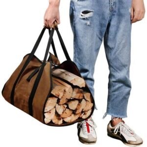Beijiyi – Sac de transport pour bois de chauffage – Toile résistante à l'eau