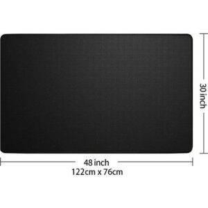 Tapis ignifuge pour cheminée – Protection thermique 3 couches – Dimensions 122 x 76cm